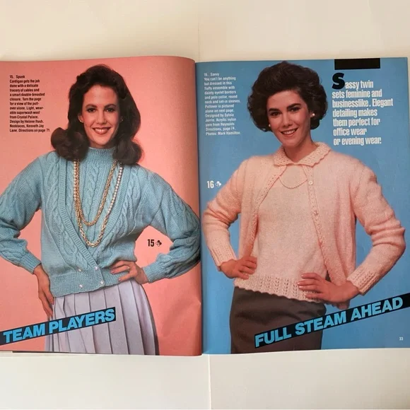 Knitting With Simplicity Magazine 30 Winning Fall Designs Full Patterns Included - Picture 10 of 17